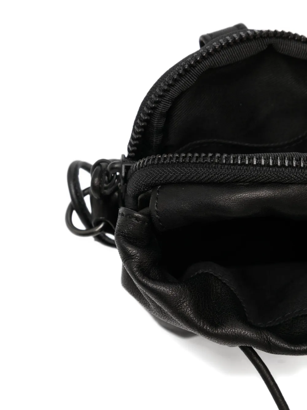 Y's Leather Mini Bag In Black