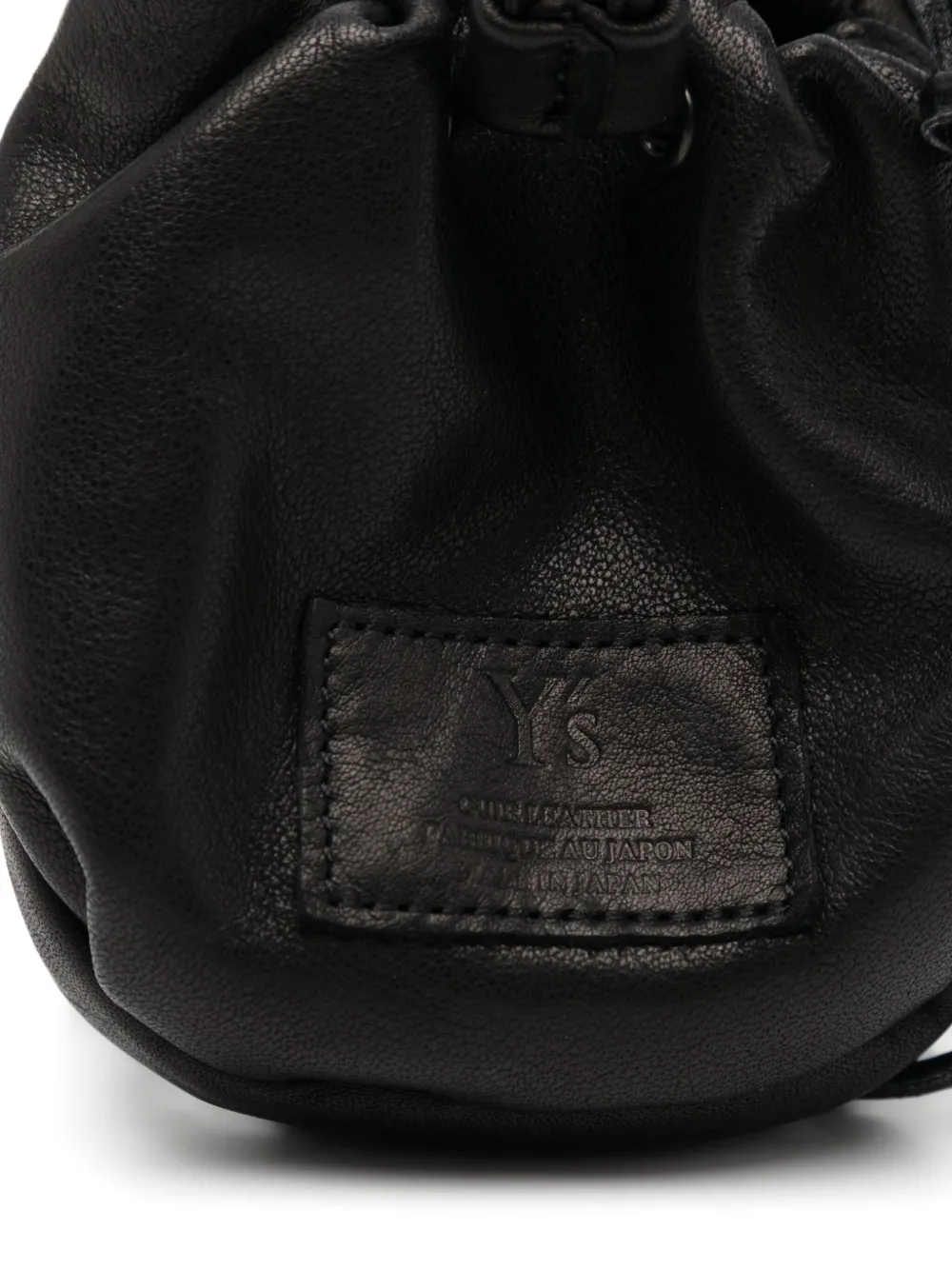 Y's Leather Mini Bag In Black
