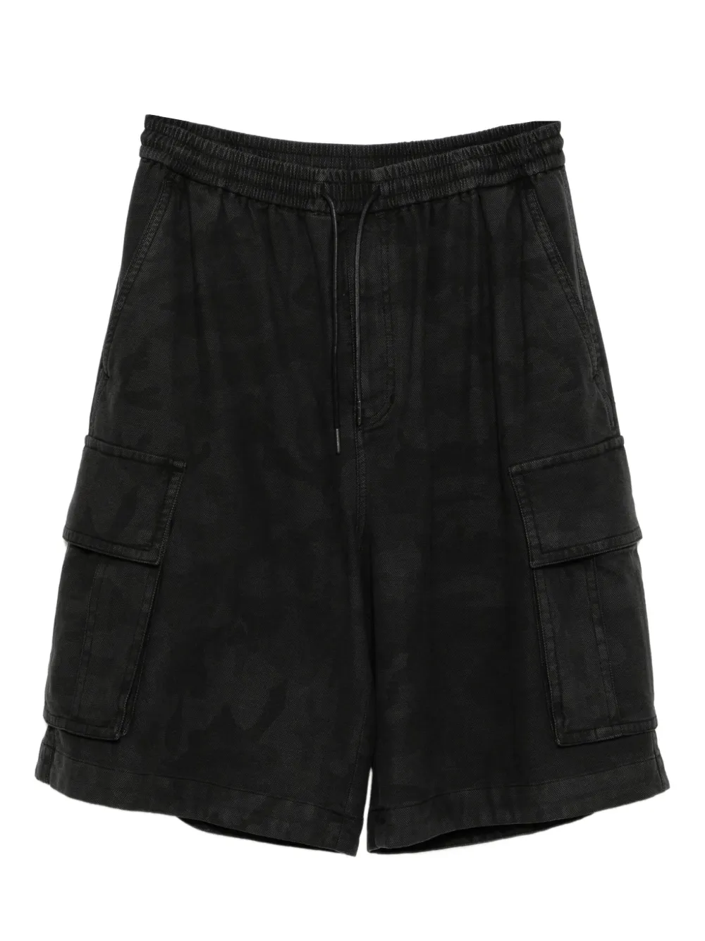 Juun.J muti-pocket cargo shorts | Black | Image 1
