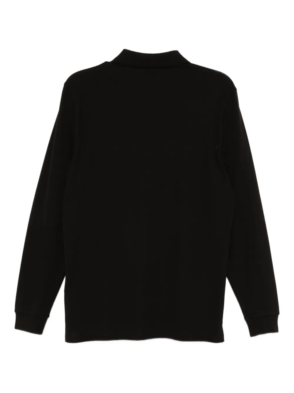 C.P. Company Poloshirt met logopatch - Zwart