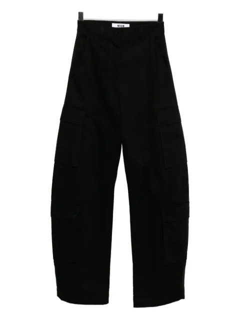 MSGM pantalones con parche del logo