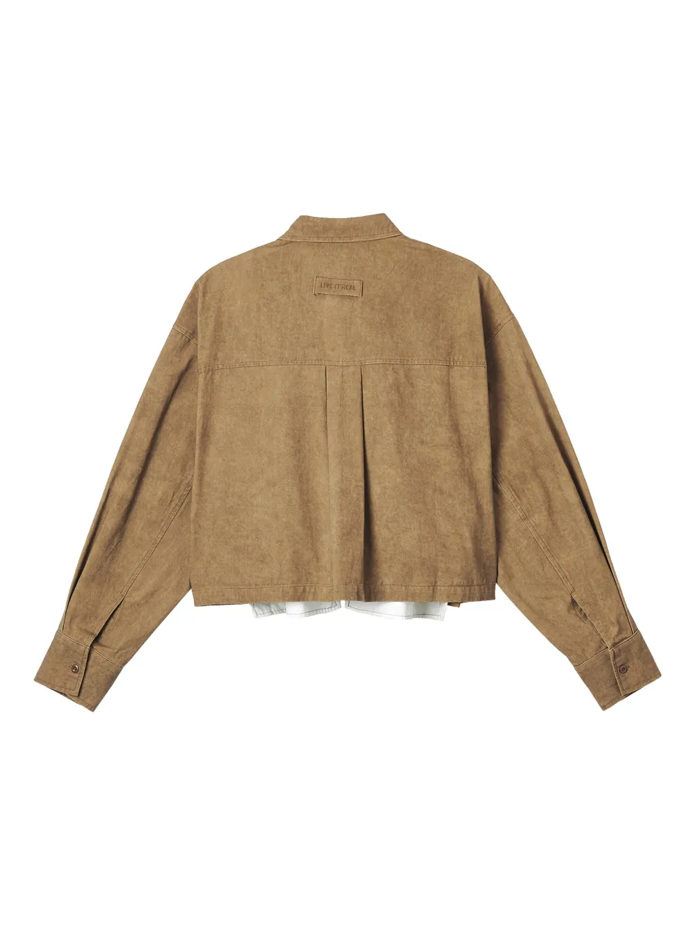 izzue logo-patch cotton shirt | Shirts | Image 2