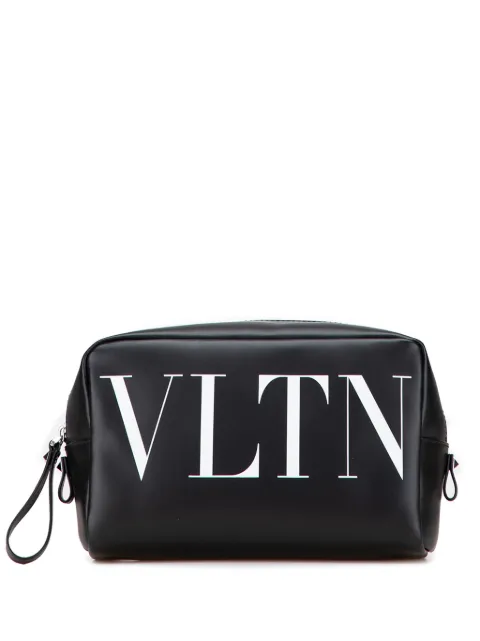 Valentino Garavani Pre-Owned 2018-2025 Leather VLTN pouch