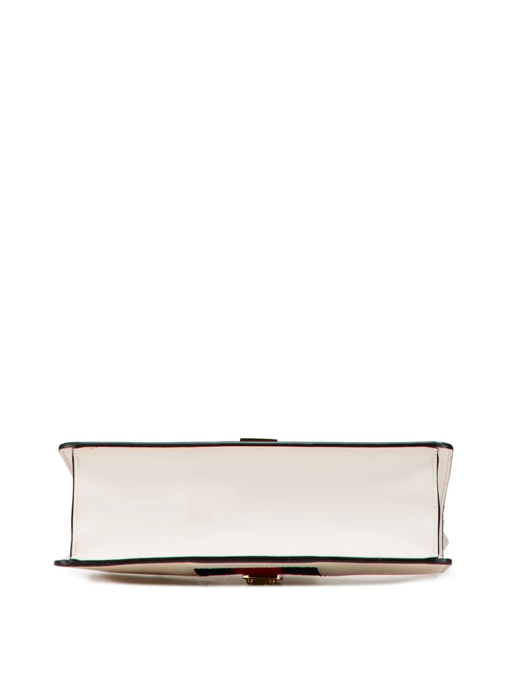 Pre-owned Gucci 2000-2015 Small Leather Sylvie Satchel In White
