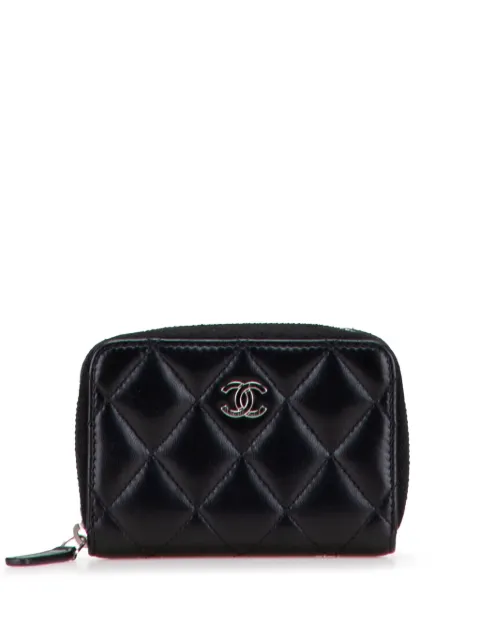 CHANEL Pre-Owned 2021 CC Quilted Lambskin coin pouch