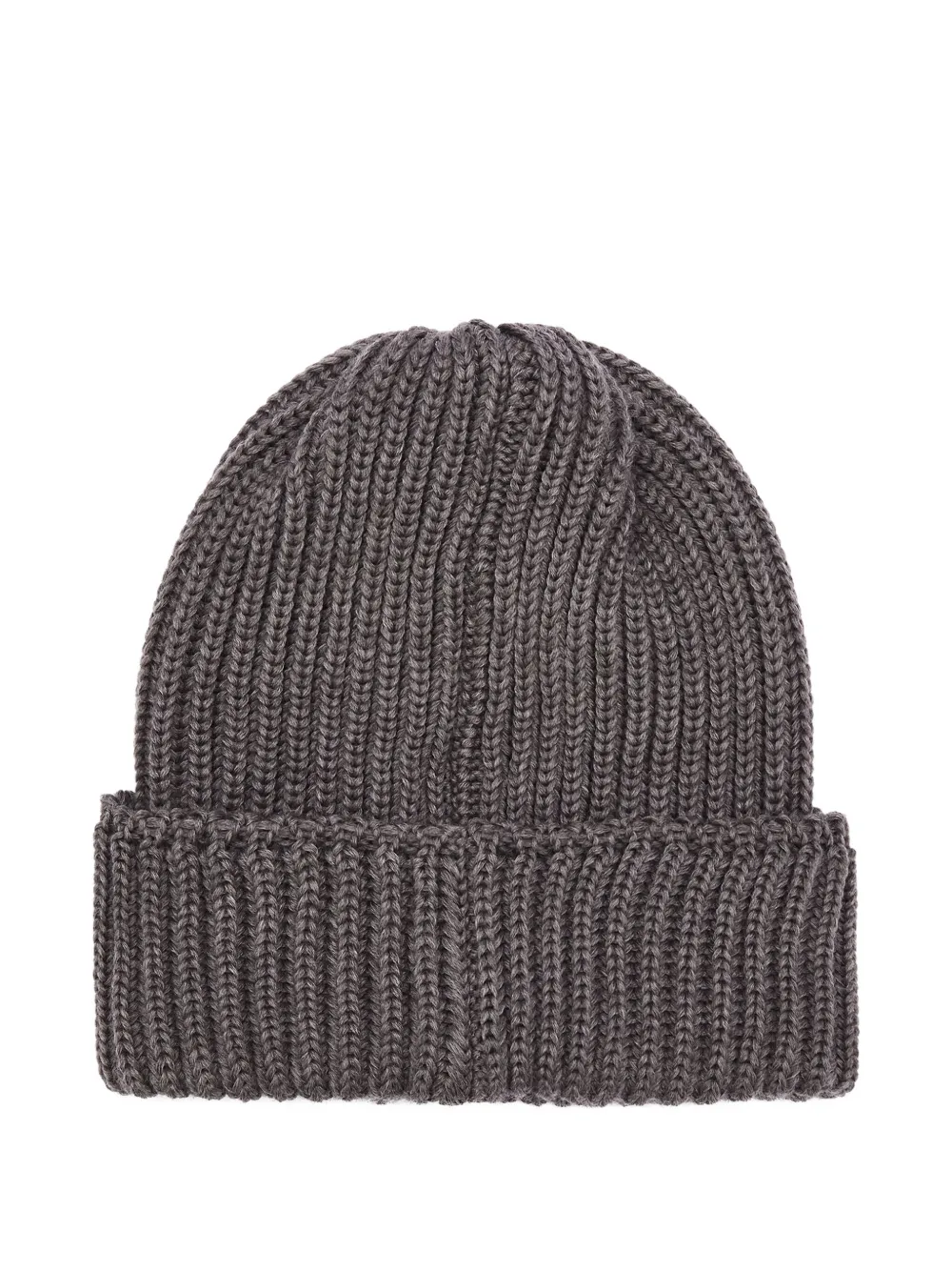 Needles Ribbed-knit Butterfly-embroidery Beanie In Gray