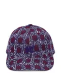 Needles flower-pattern baseball cap - Red