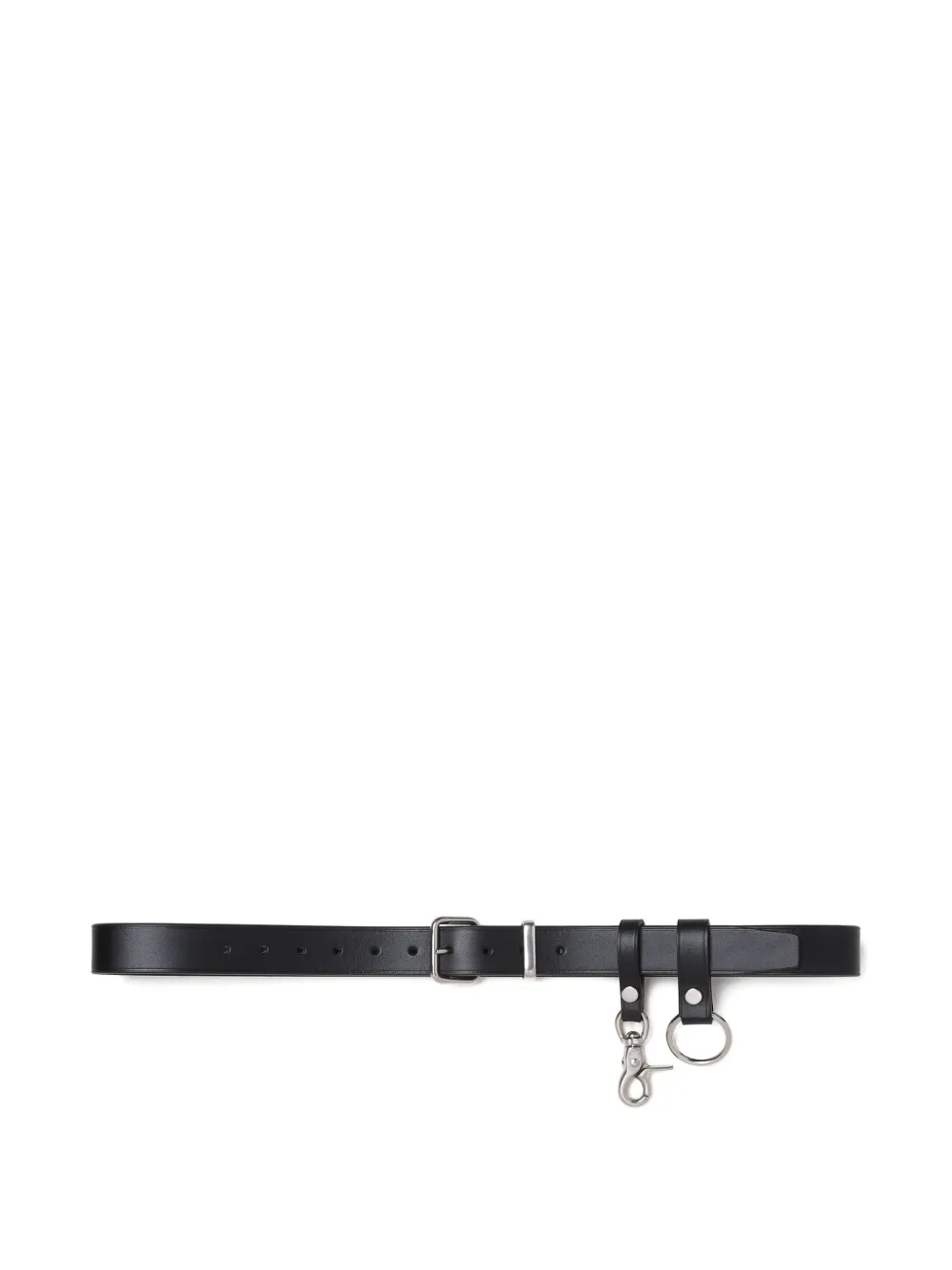 Comme des Garçons Homme leather key-ring belt | Black | Image 1