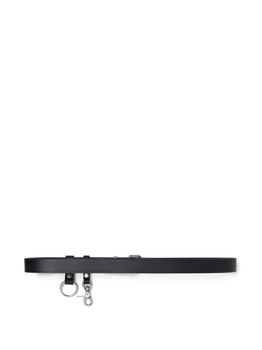 Comme des Garçons Homme Leren sleutelhanger riem - Zwart