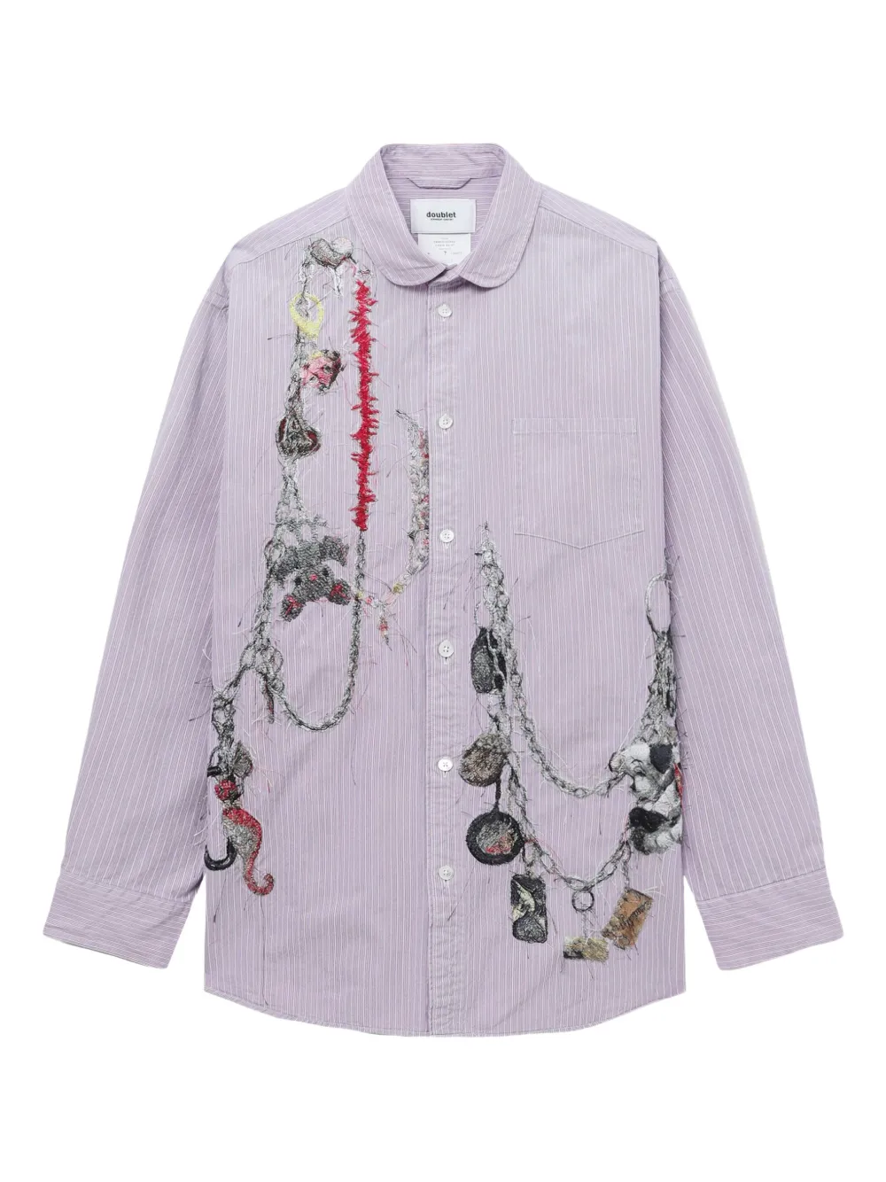 Doublet Camicia a righe - Rosa