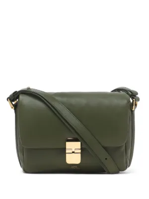 A.P.C. Grace レザーミニバッグ | グリーン | FARFETCH JP