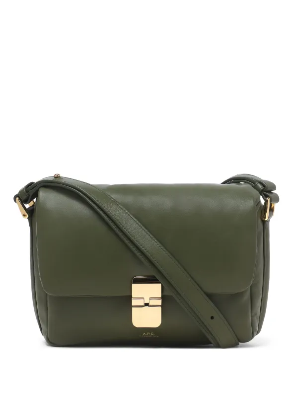 A.P.C. Grace レザーミニバッグ | グリーン | FARFETCH JP