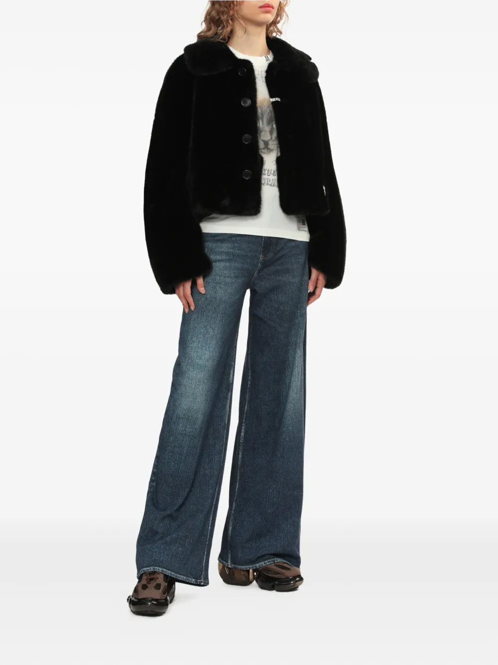 Miharayasuhiro Long-sleeved Coat In Black