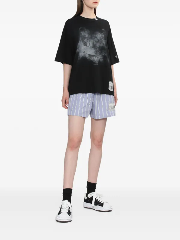 Maison MIHARA YASUHIRO graphic-print T-shirt | Black | FARFETCH