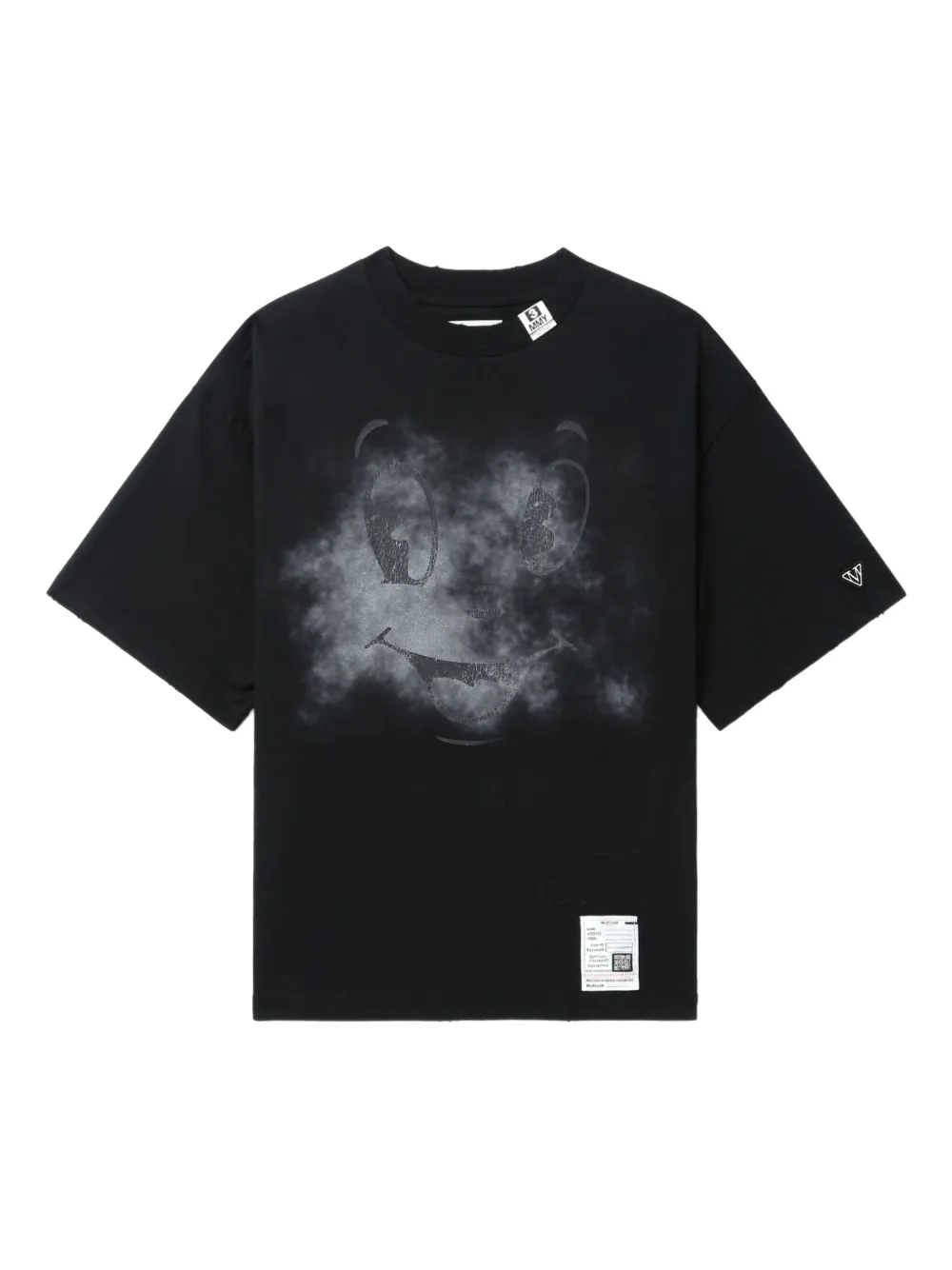 Maison MIHARA YASUHIRO graphic-print T-shirt - ブラック Maison MIHARA YASUHIRO graphic-print T-shirt - ブラック