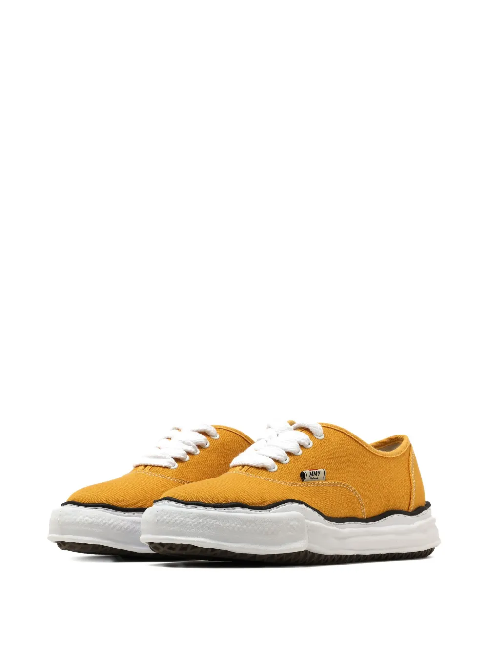 Maison MIHARA YASUHIRO Baker lace-up sneakers Yellow