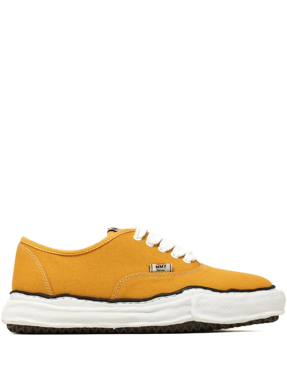 Maison MIHARA YASUHIRO Baker lace-up sneakers Yellow