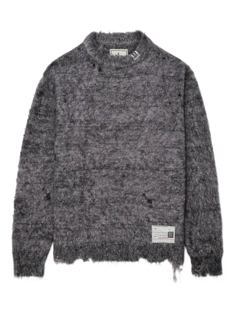 Maison MIHARA YASUHIRO distressed knit sweater