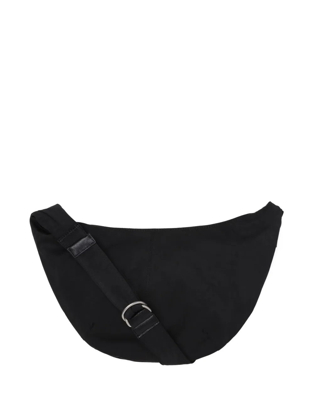 Comme des Garçons Homme zip-fastening curved messenger bag - ブラック Comme des Garçons Homme zip-fastening curved messenger bag - ブラック