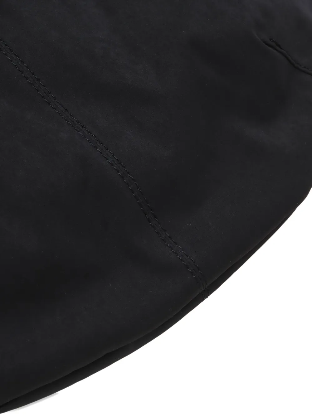 Comme des Garçons Homme Gewelfde messengertas met ritssluiting Zwart
