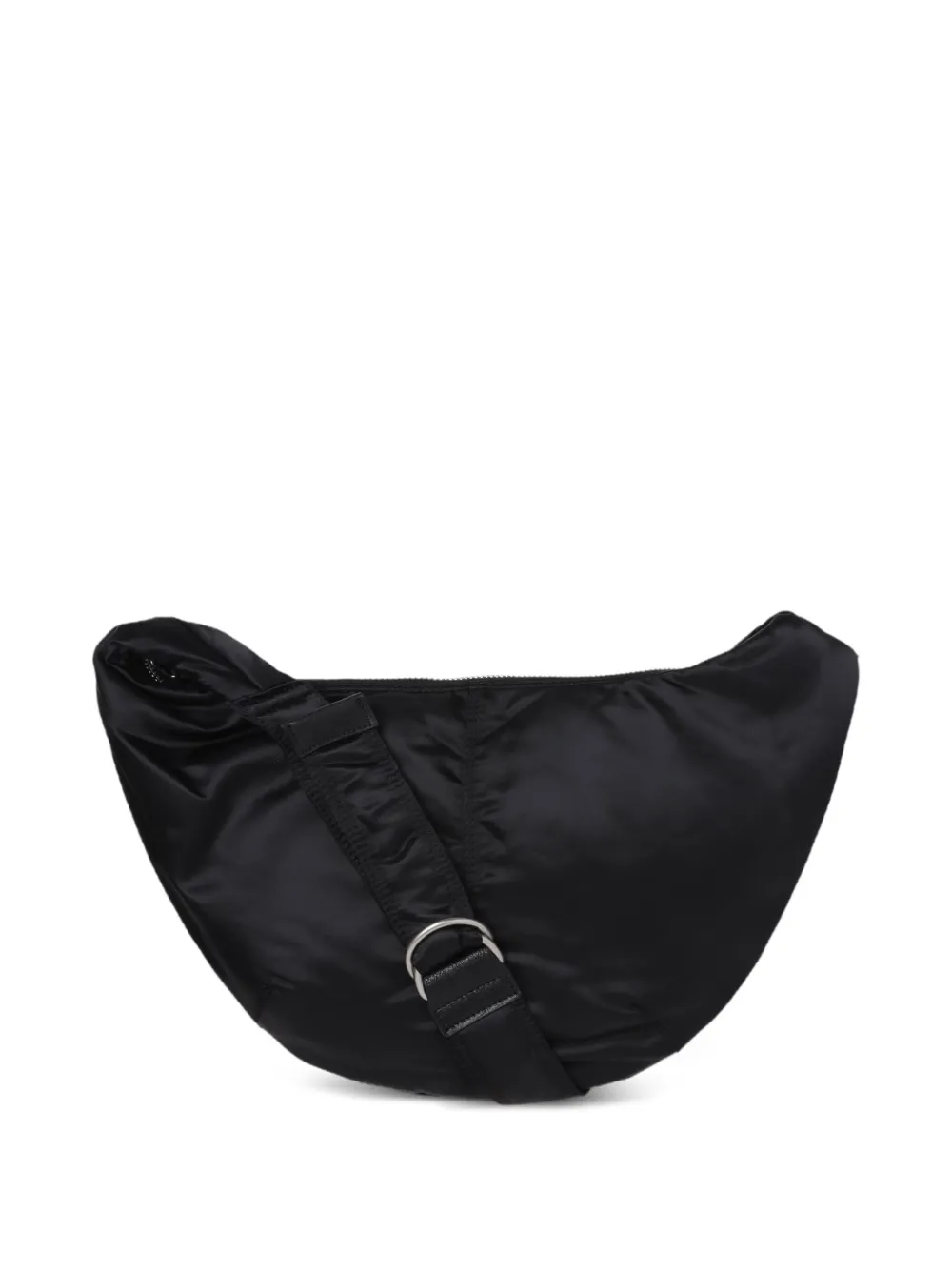 Comme des Garçons Homme curved zip messenger bag | Black | Image 1