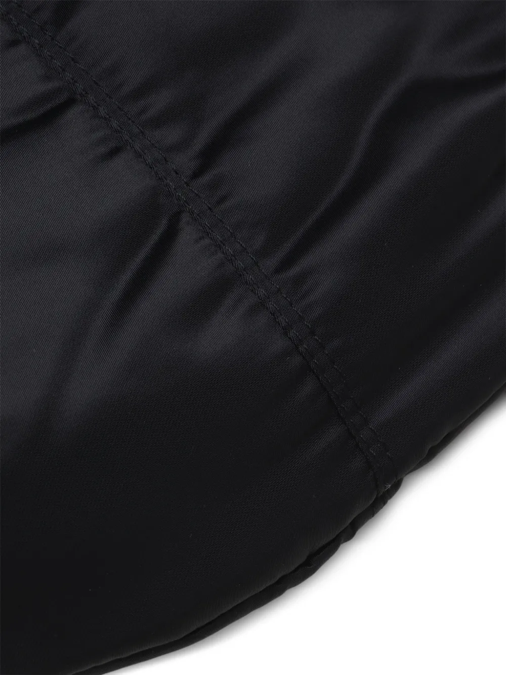 Comme des Garçons Homme Gewelfde messengertas met rits Zwart