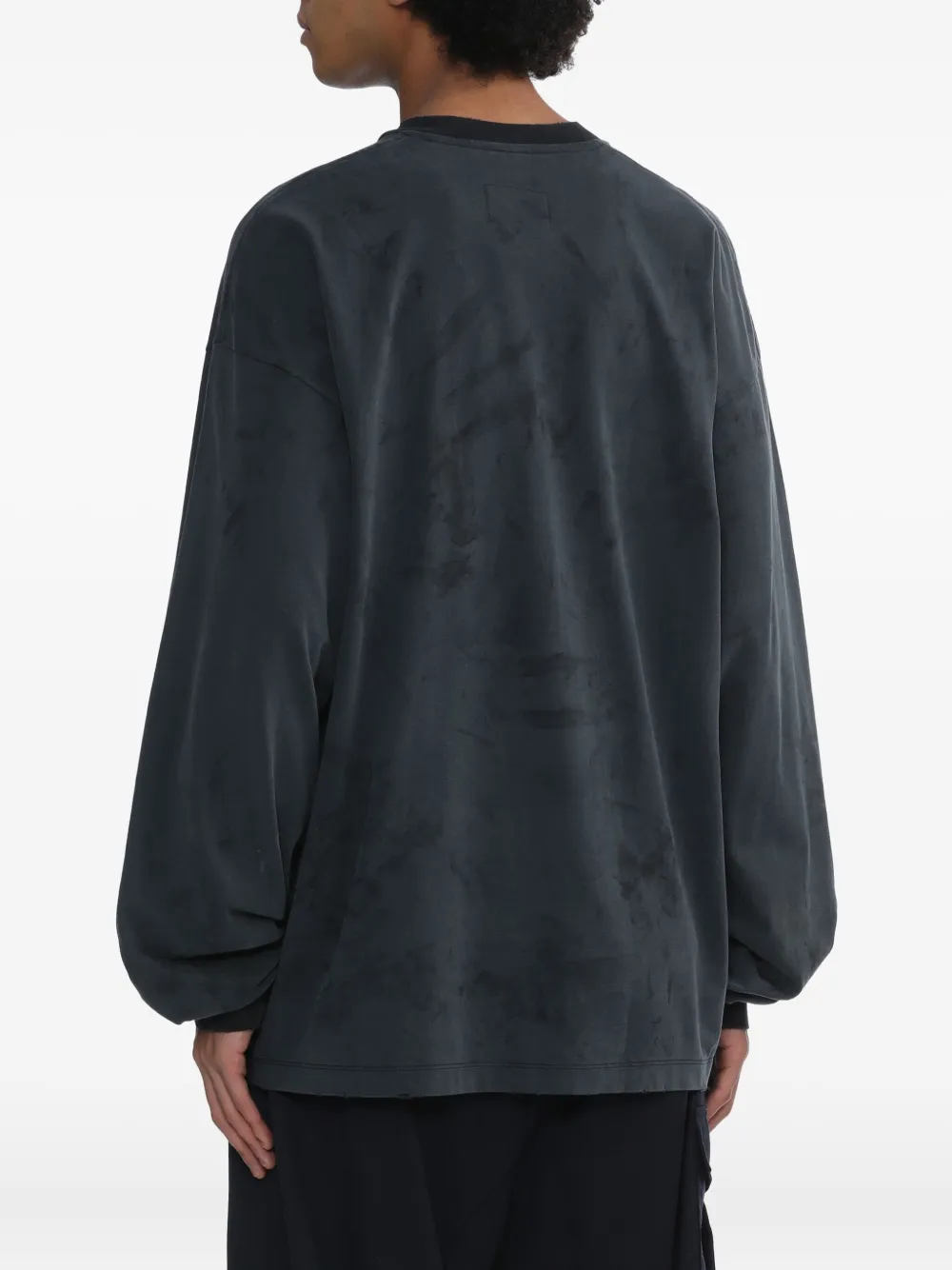 Doublet Long Sleeve T-shirt With My Friend In Gray