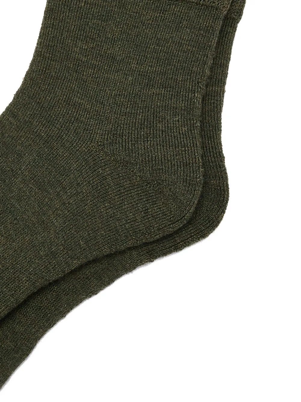 Needles Butterfly-embroidered Wool Socks In Green