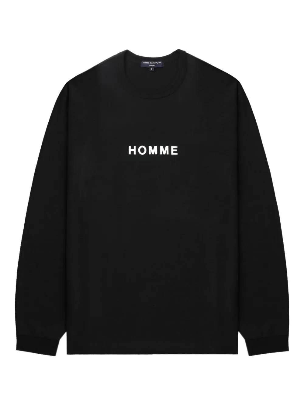 Comme des Garçons Homme homme logo sweatshirt - ブラック Comme des Garçons Homme homme logo sweatshirt - ブラック
