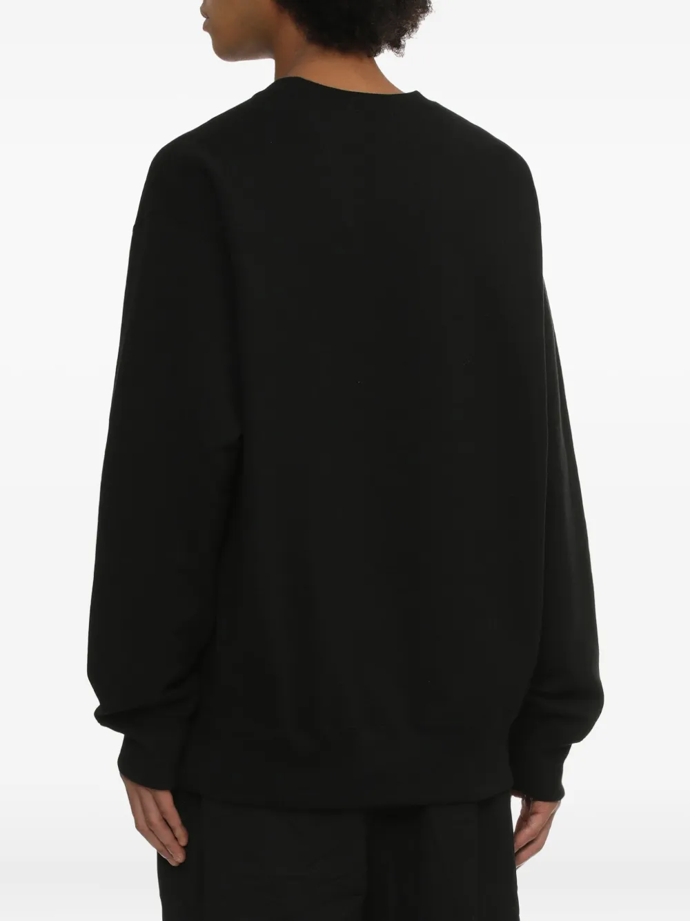 Comme Des Garçons Homme Deux Logo Crewneck Sweatshirt In Black