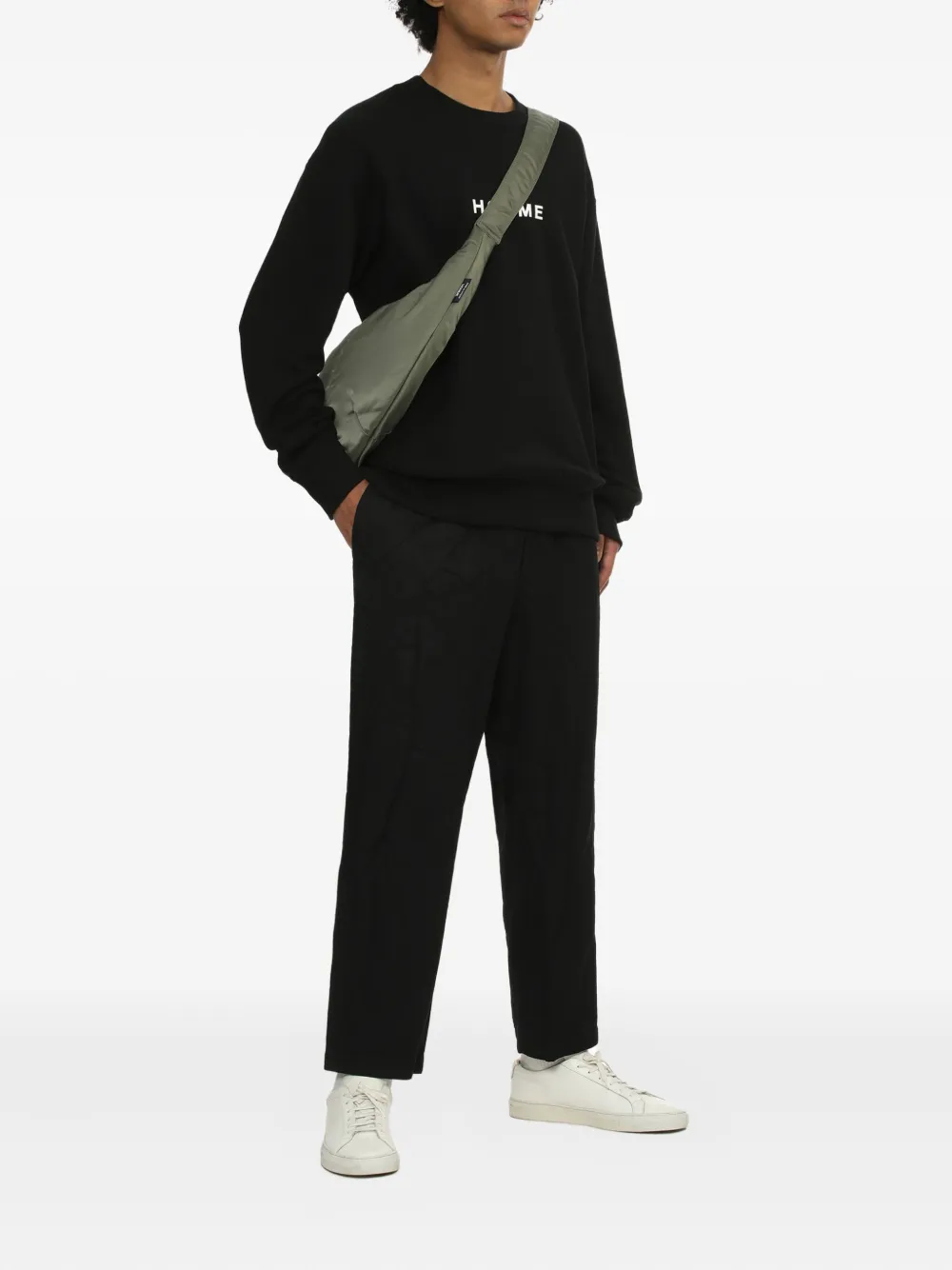Comme des Garçons Homme homme logo sweatshirt - Zwart