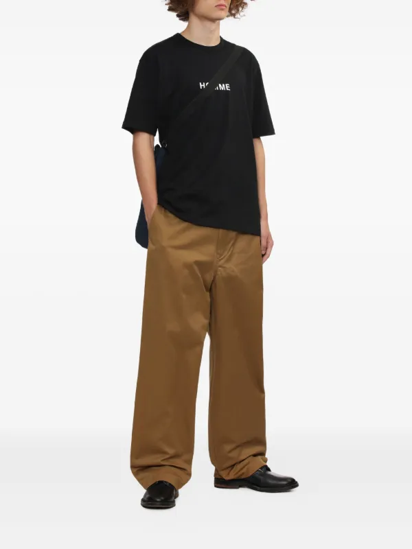 Comme Des Garçons Homme ベルテッド ワイドパンツ