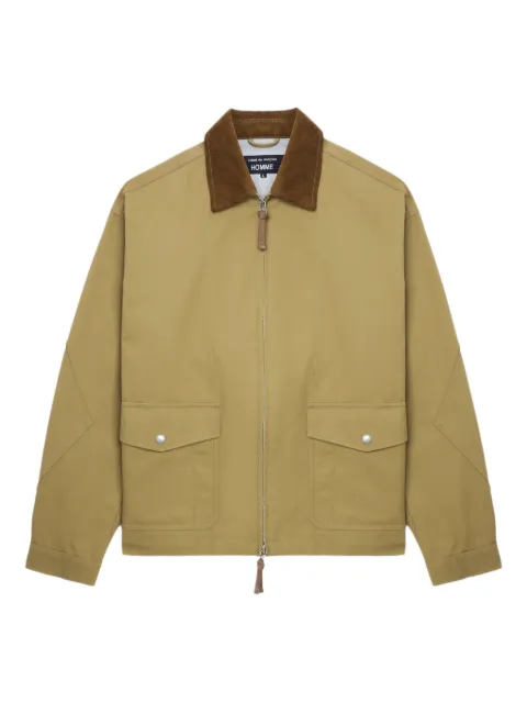 Comme des Garçons Homme corduroy-collar flap-pocket jacket