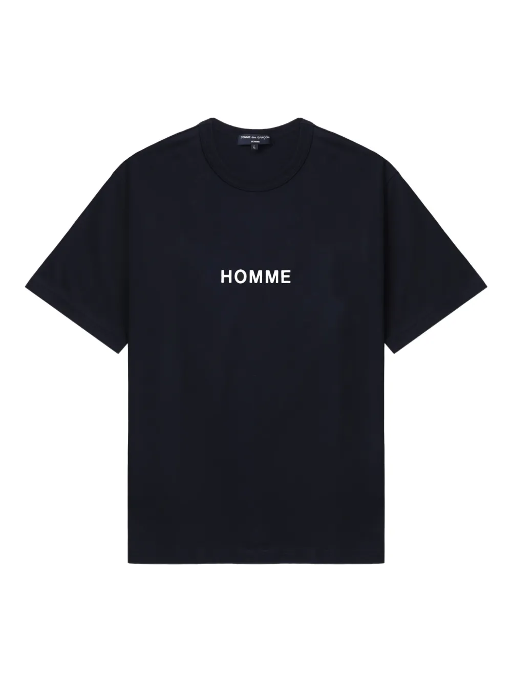 Comme des Garçons Homme logo-print T-shirt - ブルー Comme des Garçons Homme logo-print T-shirt - ブルー