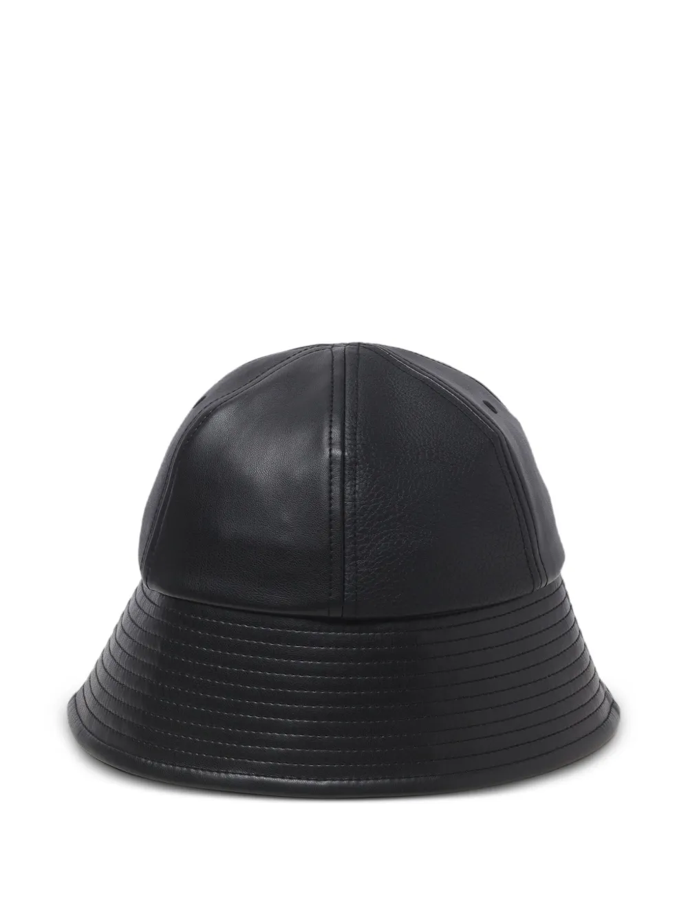 Comme des Garçons Homme Vissershoed met gestikt detail Zwart