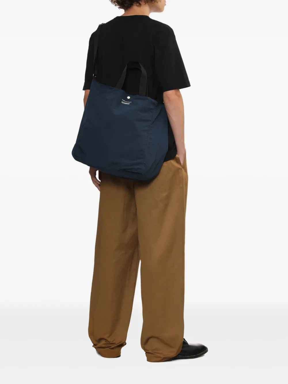 Comme Des Garçons Homme Deux Double-handle Tote Bag In Blue
