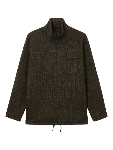 Engineered Garments ハーフジップ リブセーター
