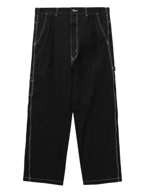 Comme des Garçons Homme contrast-stitching trousers
