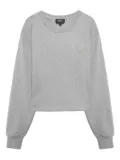 A.P.C. anchor-embroidered sweatshirt - Grey