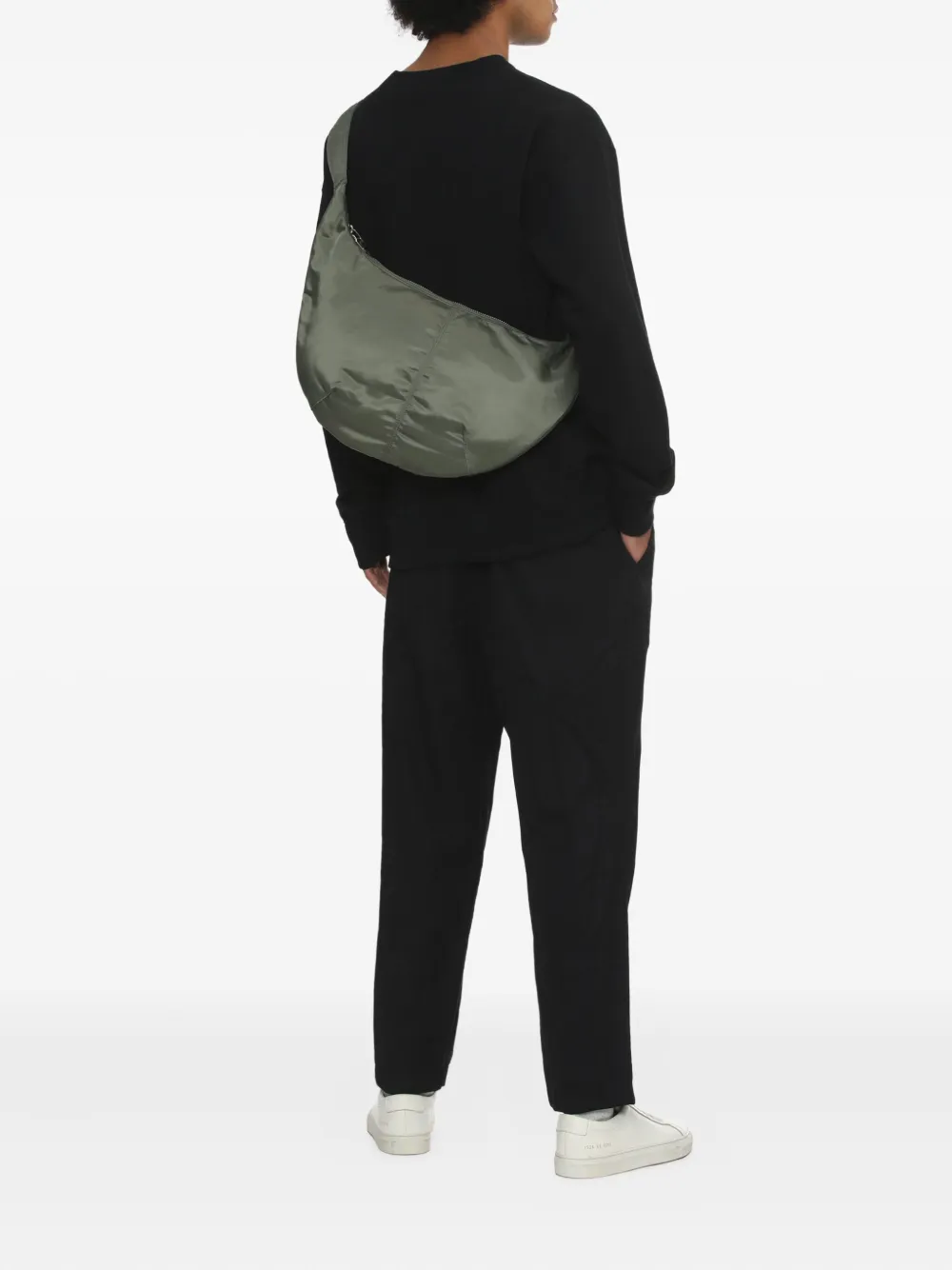 Comme des Garçons Homme curved nylon messenger bag | Image 2