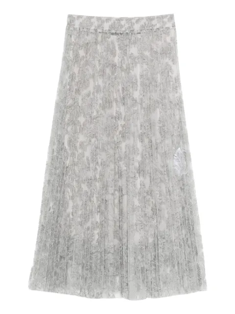 Ermanno Scervino floral midi pleated skirt