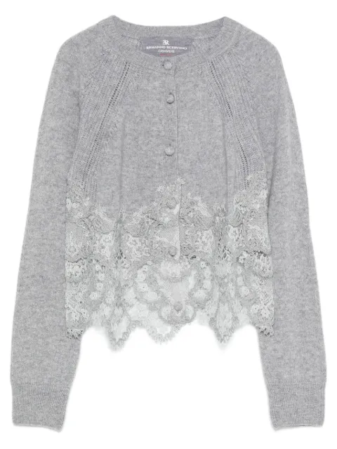 Ermanno Scervino lace-trimmed cardigan