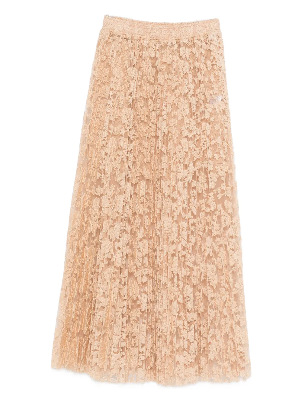 Ermanno Scervino Beige Elegance In Skirt In Multi