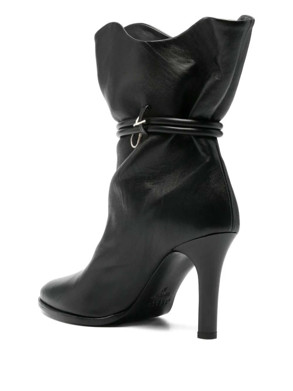 ISABEL MARANT ankle leather boots Zwart