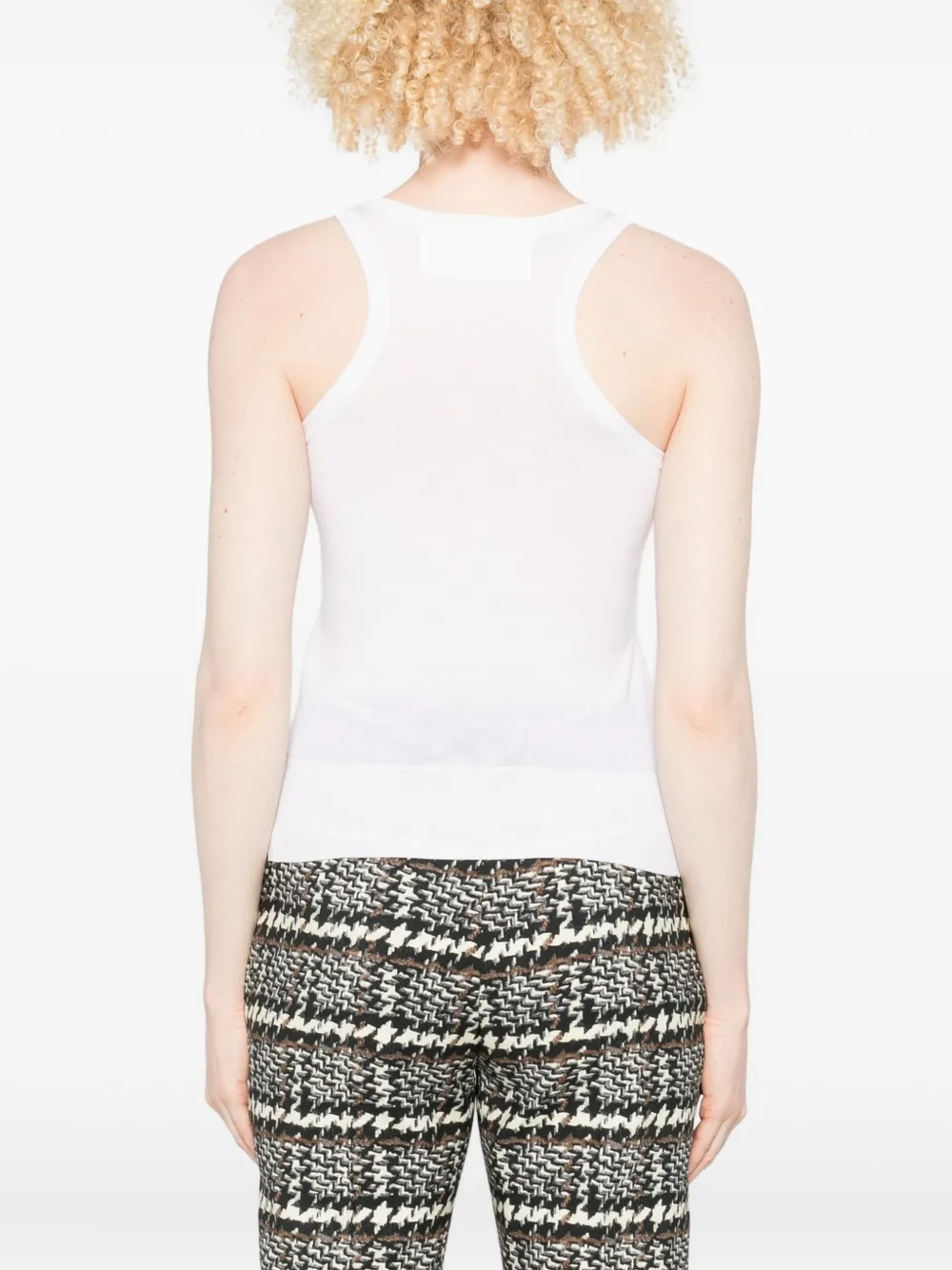 Ermanno Scervino Lace-embellished Tank Top In White