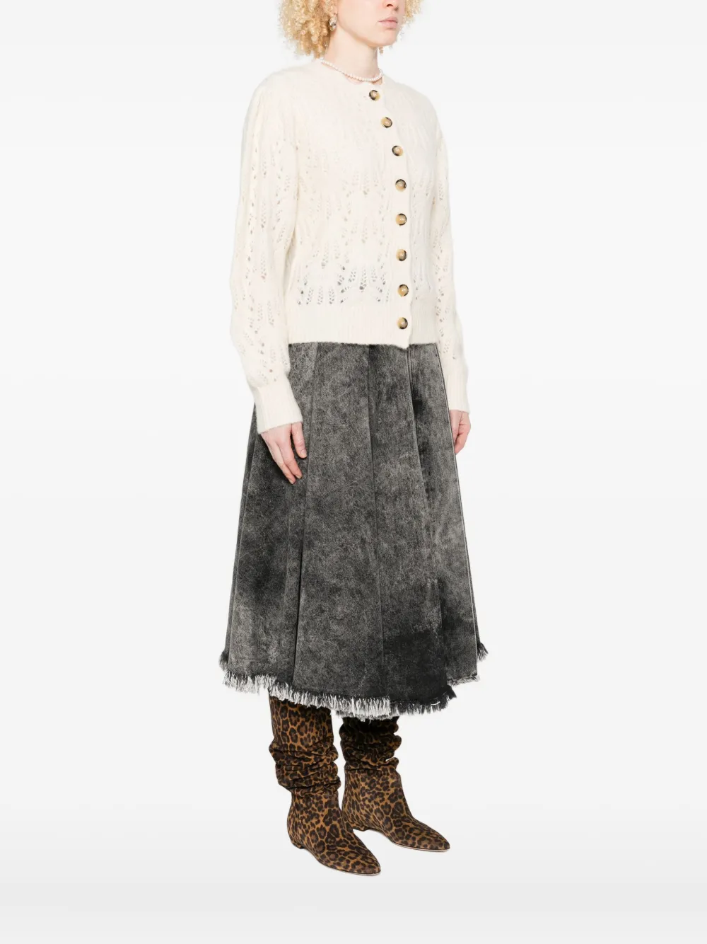 Isabel Marant Étoile Cardigan Isabel Marant Etoile Woman Color Beige In Neutral