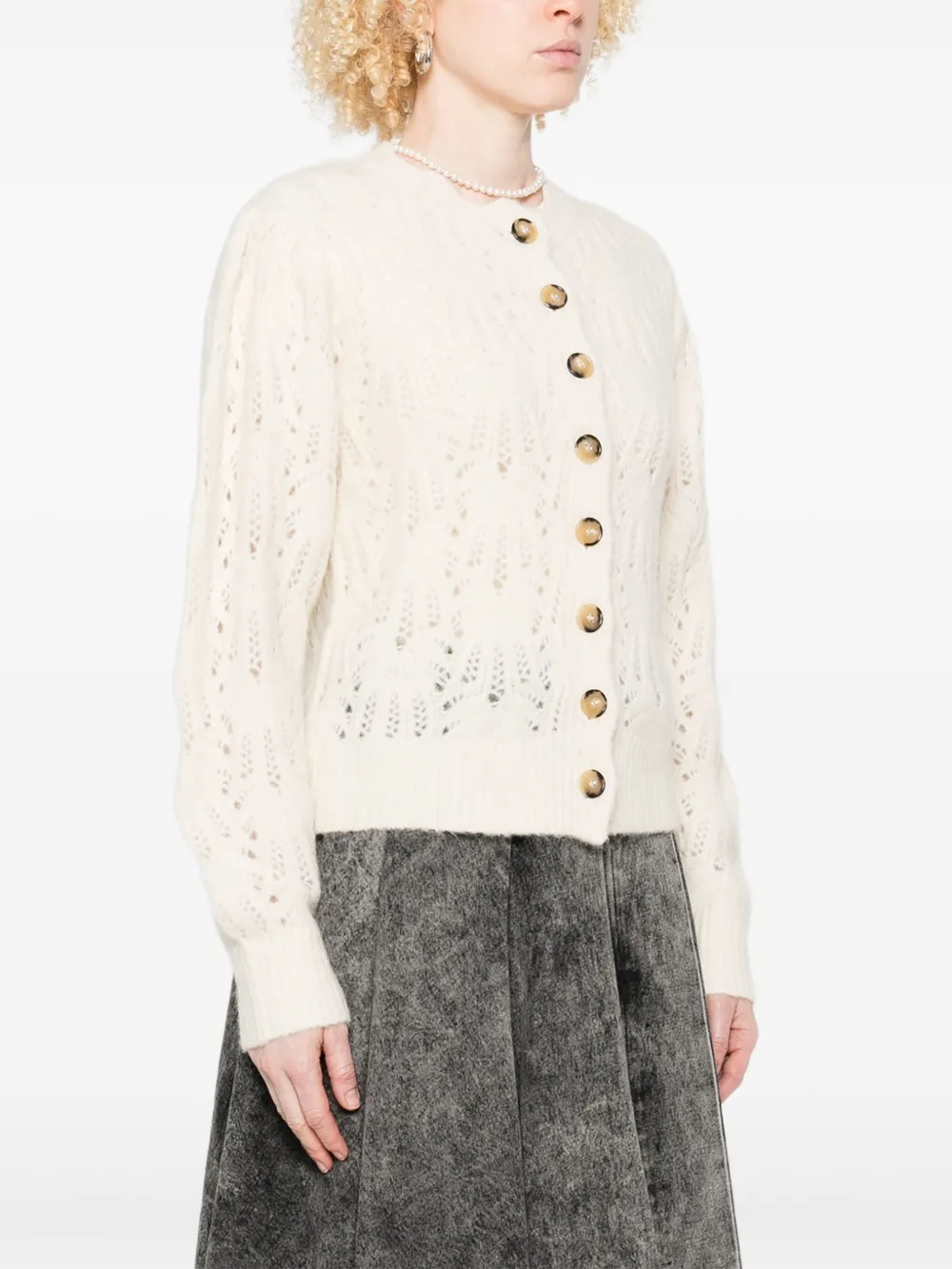  Marant étoile Cárdigan Con Botones - Neutro 