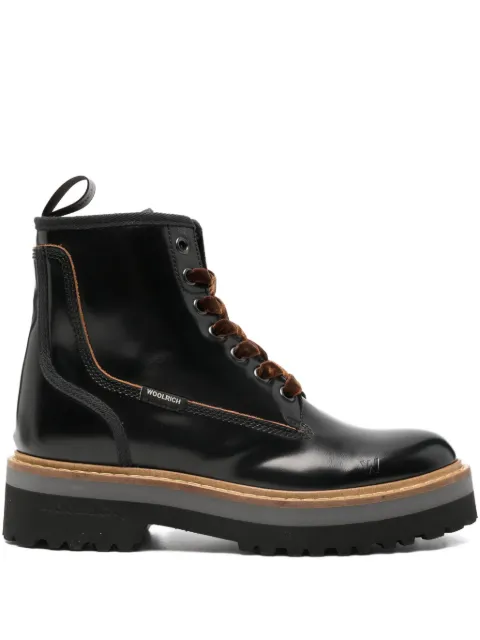 Woolrich lace-up combat boots