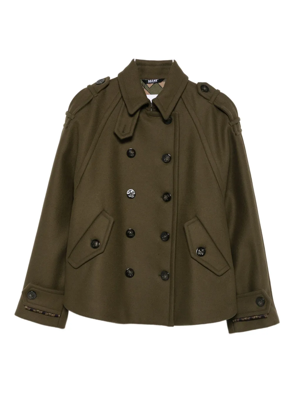 Bazar Deluxe Bazar De Luxe Double-breasted Jacket In Green