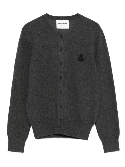MARANT ÉTOILE logo-embroidery cardigan